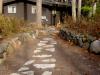 flagstone pea gravel walkway 2
