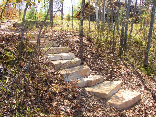 Sandy Creek Flagstone Steps